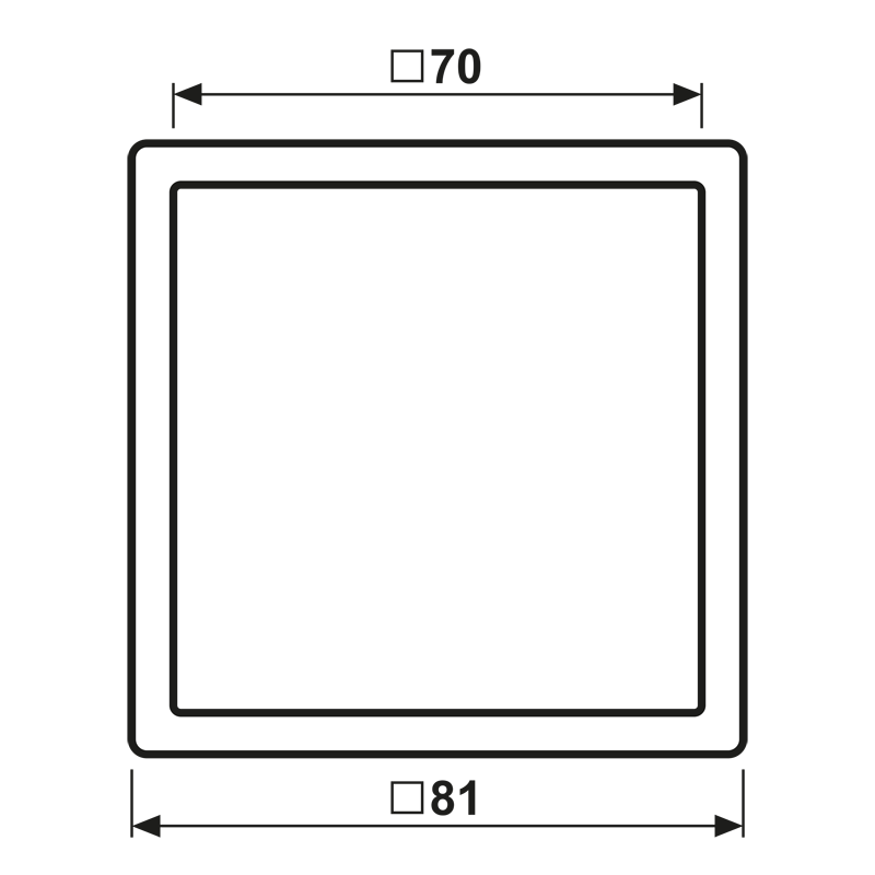 Rahmen 1-fach LC 981 244