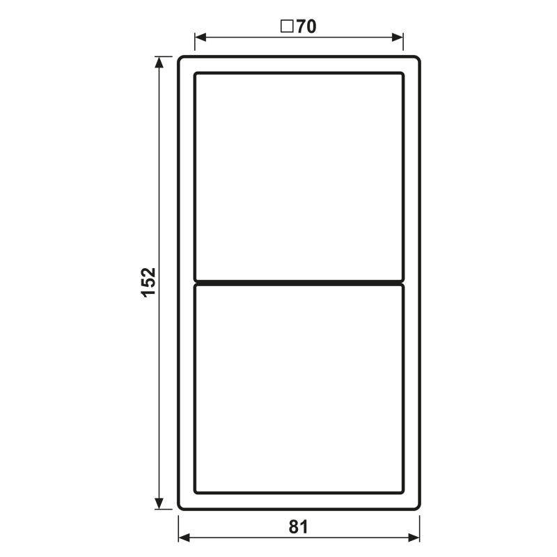 Rahmen 2-fach LC 982 226