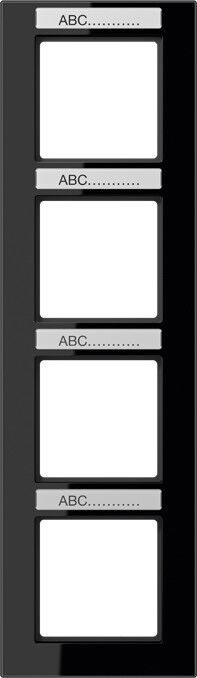 Rahmen 4-f Schriftf. senkr AC 584 BFNA SW