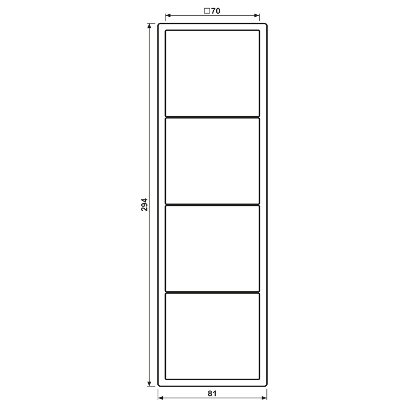 Rahmen 4-fach LC 984 251