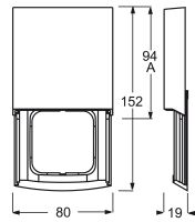 Rahmen 1-fach 1746 ZRKT-20