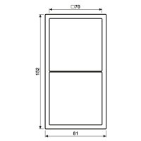 Rahmen 2-fach LCZ 982 BF 218
