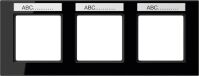 Rahmen 3-f Schriftf.waager AC 5830 BFNA SW