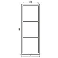 Rahmen 3-fach LCZ 983 BF 220