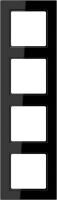Rahmen 4-fach AC 584 BF SW