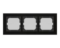 Glasrahmen 3-fach sw BE-GTR363S.01S