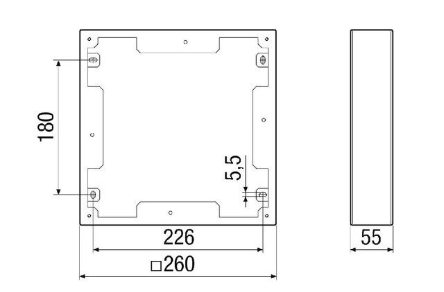 Ausgleichsrahmen Aluminium PPB 30 ARW