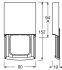 Rahmen 1-fach 1746 ZRKT-260