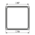Zwischenrahmen sw LS 981 Z SW