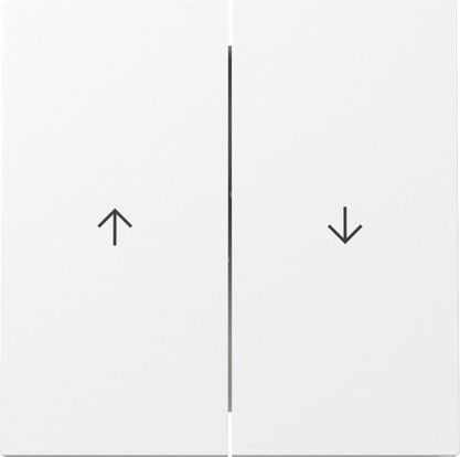 Wippe 329470 2-fach Pfeil reinweiß glänzend - neue Generation 