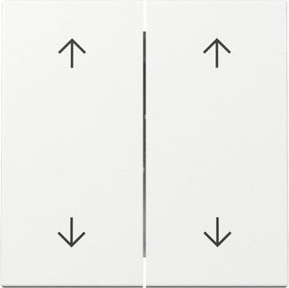 Wippe 329703 2-fach Pfeile reinweiß glänzend - neue Generation