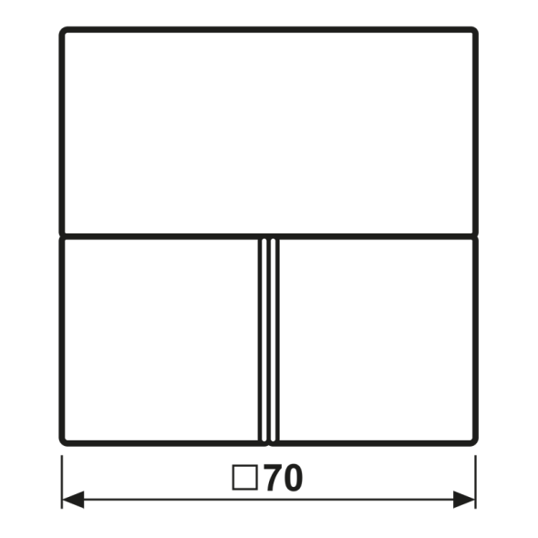 Tastensatz 3fach LC 4093 TSA 256