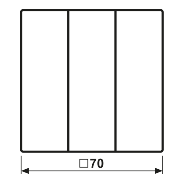 Wippe 3fach LC 993 BF 233