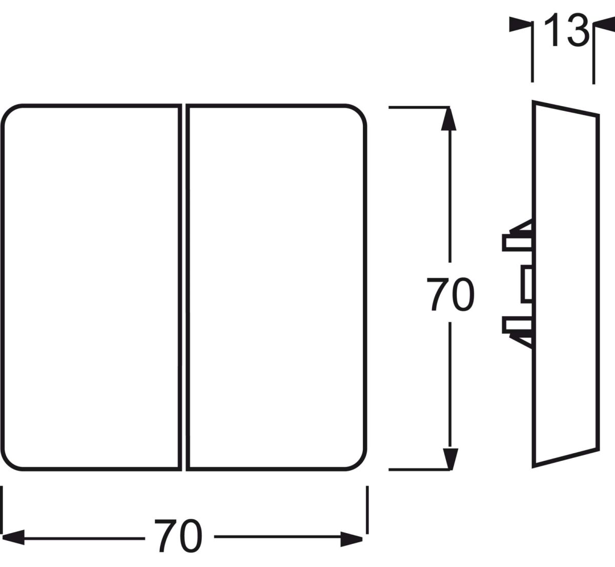Wippe alusilber 2126-33