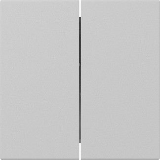 Wippe 3495015 2-fach gerade grau matt - neue Generation