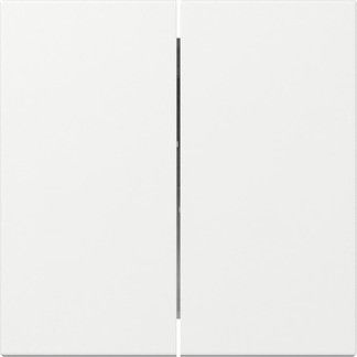 Wippe 349503 2-fach gerade reinweiß glänzend - neue Generation