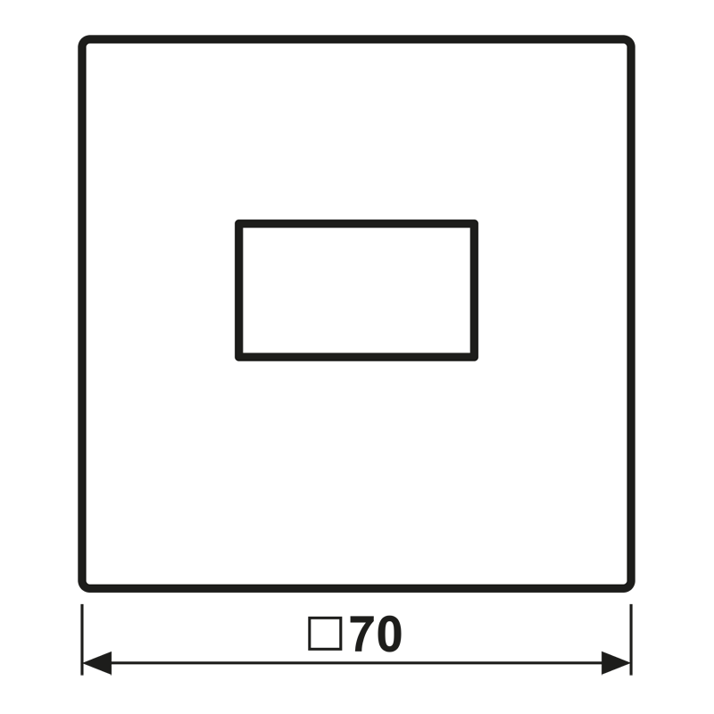 Abdeckung f. USB-Ladegerät LC 1969 USB 235