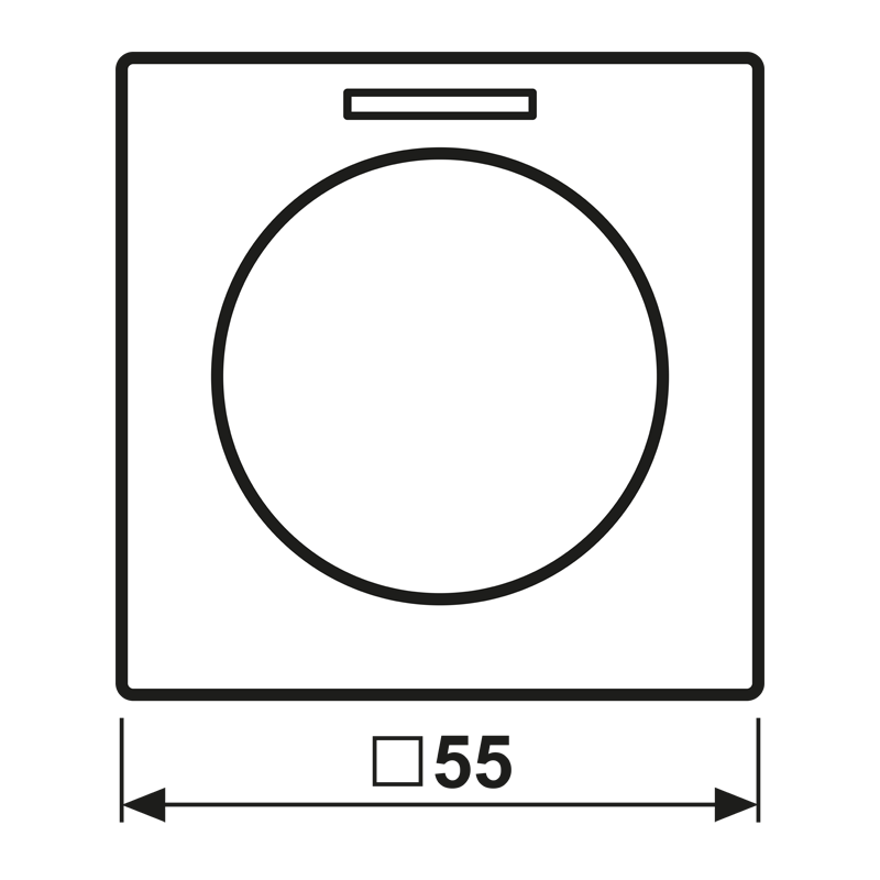 Abdeckung für Drehsensor A 1540 BF KO5 SW