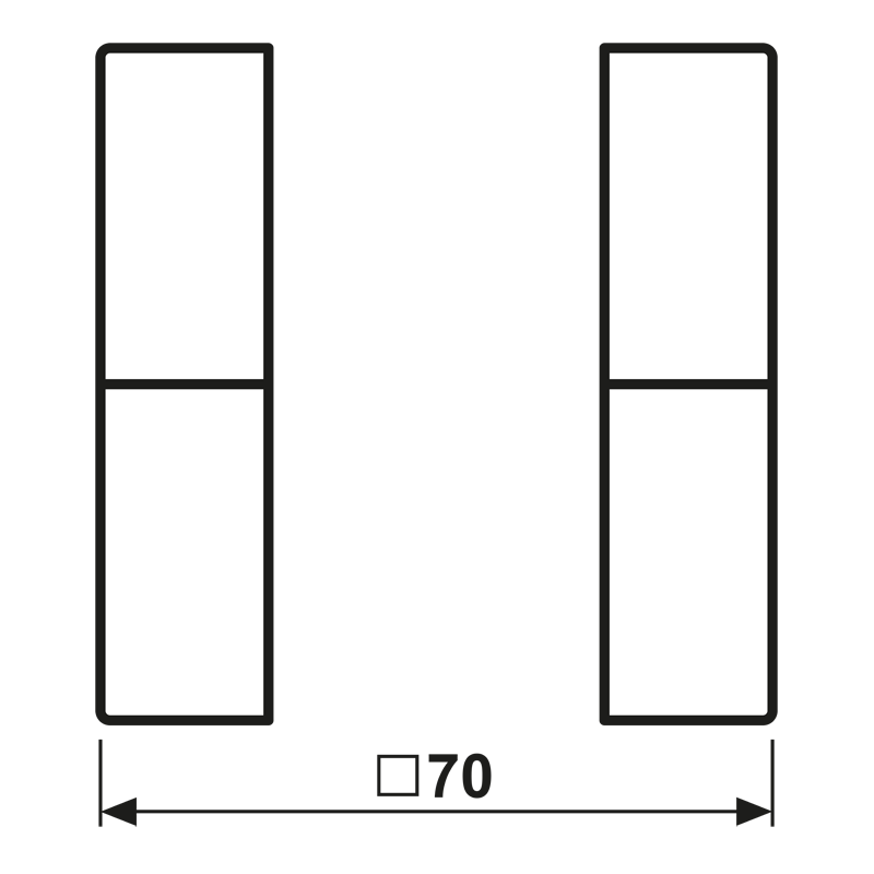 Tastensatz 2fach LC 502 TSA 231
