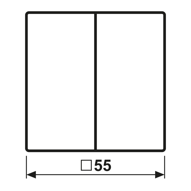 Wippe Symbole Pfeile 2-f A 595 BF MP SW