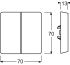 Wippe alusilber 2126-33
