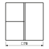 Tastensatz 3fach LC 403 TSA 253