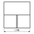 Tastensatz 3fach LC 4093 TSA 228