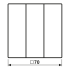 Wippe 3fach LC 993 BF 233