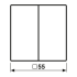 Wippe Symbole Pfeile 2-f A 595 BF MP SW