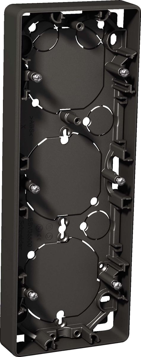 Aufputzgehäuse 3-fach 21mm WDE003353