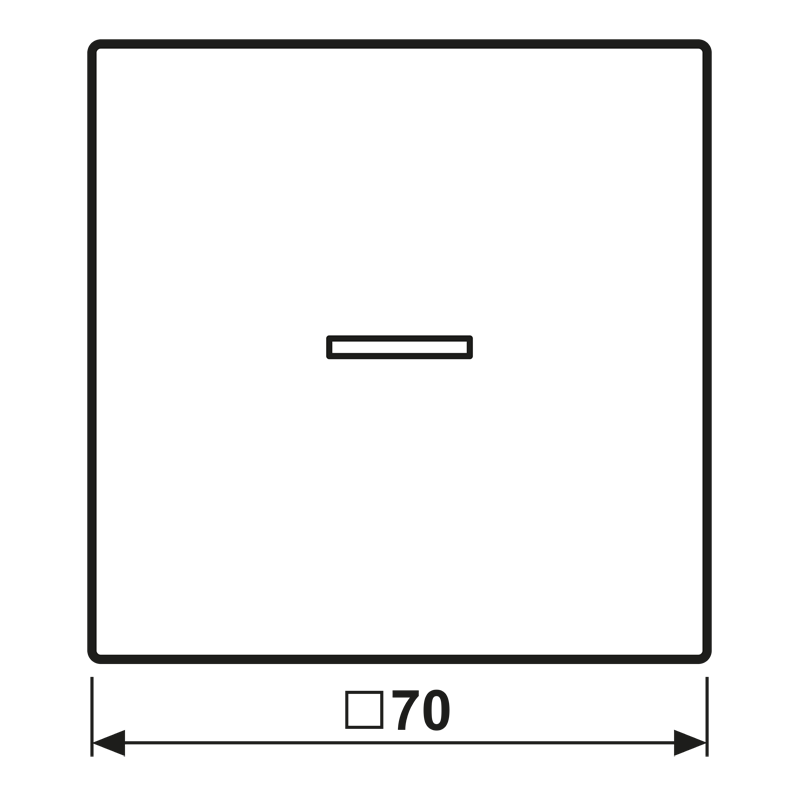 Taster 1fach BT LC 17101 P 235