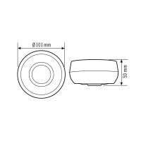 Decken-Präsenzmelder PD 360/8 BASIC IP54
