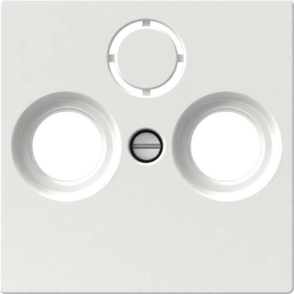 Zentralplatte 3-Loch weiß WDE002445