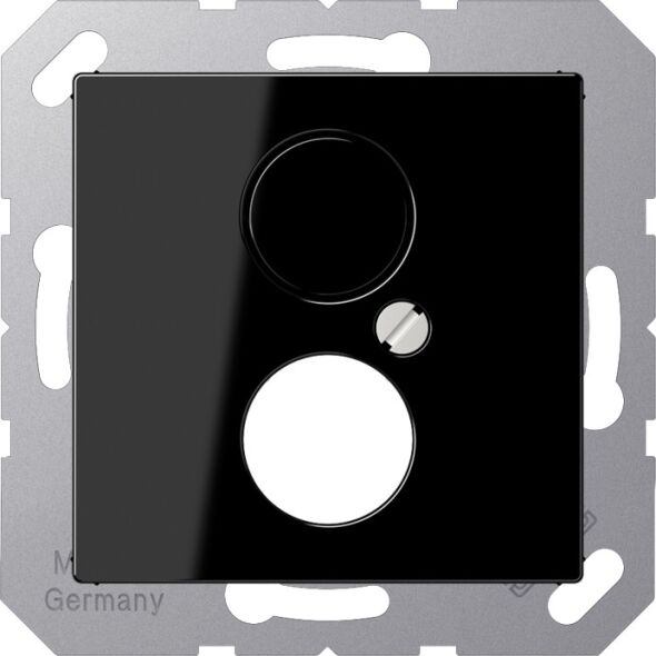 Abdeckung Lautspr. 1-fach A 562-1 BF SW