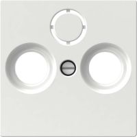 Zentralplatte 3-Loch weiß WDE002445