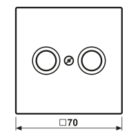 Abdeckung für Antennendose LC 990 TV 256