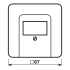 Abdeckung sw CD 569 T SW