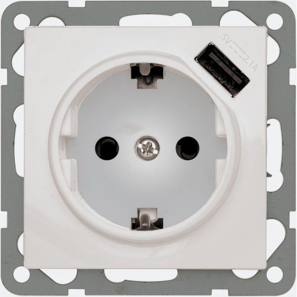 USB-Steckdose D 11.6511.02 SI USB