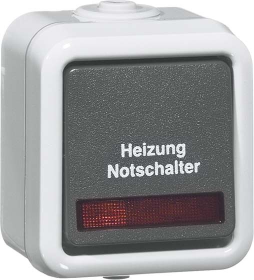 Heizung-Notschalter gr D 626 WAB HN