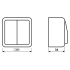 Jalousie-Wippschalter ws 609 VA
