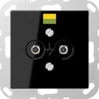 Potenzialausgl.-Steckdose A 565-2 BF SW