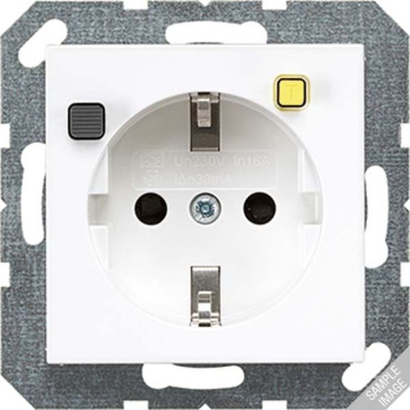 FI-SCHUKO-Steckdose A 5520.30 SW