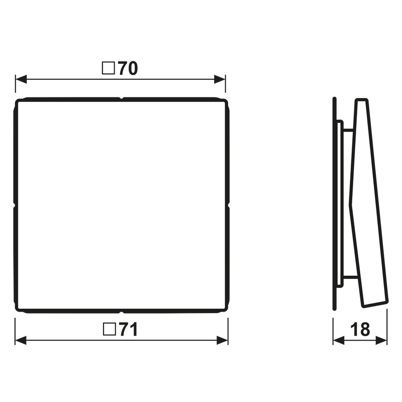 EnOcean Funk-Wandsender ENO LC 990 259