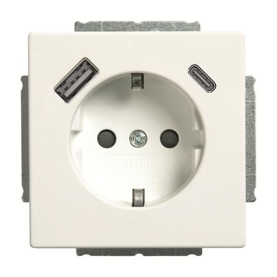 SCHUKO-/USB-A+C Steckdose 20 EUCB2USBAC-44M