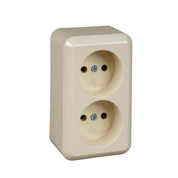 Steckdose 2fach AP ELG395900