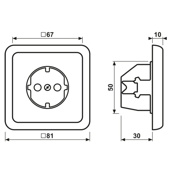 SCHUKO-Steckdose 51520
