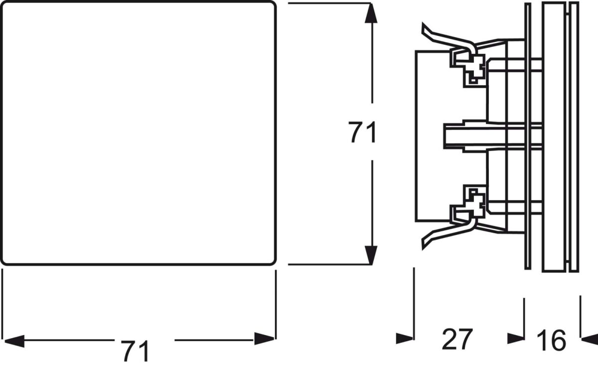 Steckdose alu/si 20 EUK-783