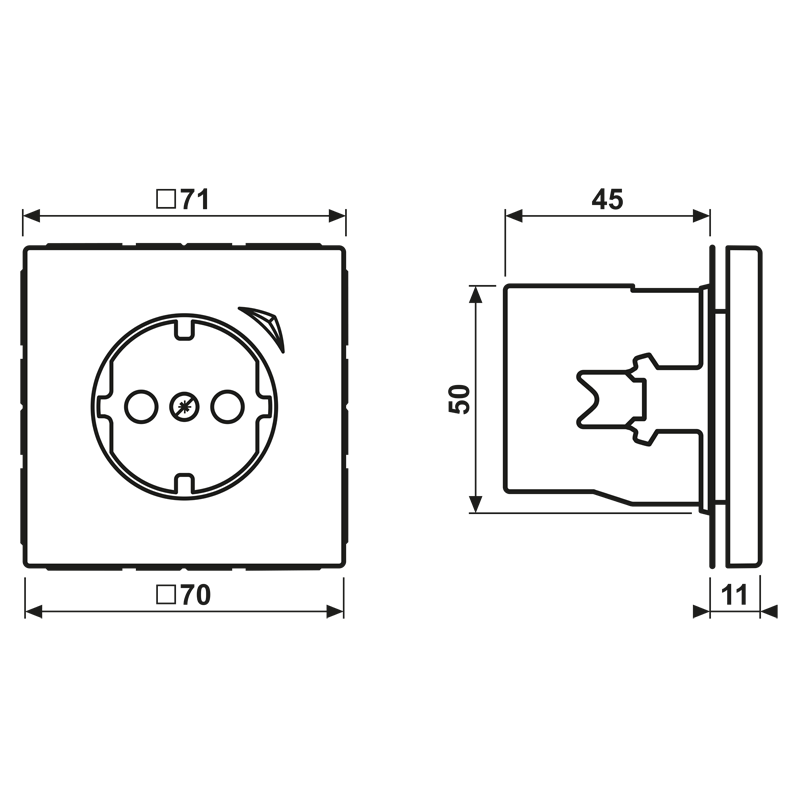 SCHUKO Steckdose BT LC 1521 S 223