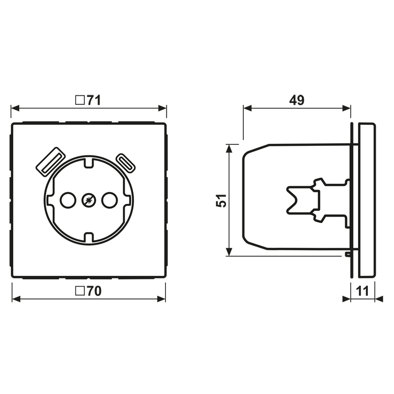 SCHUKO Steckdose LC 1520-15 CA 252