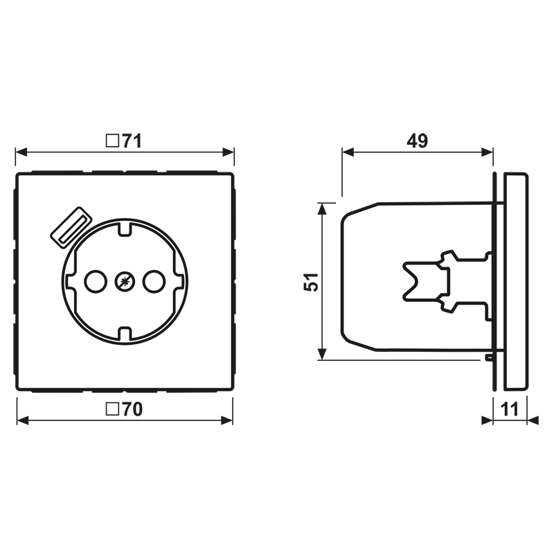SCHUKO Steckdose LC 1520-18 A 250